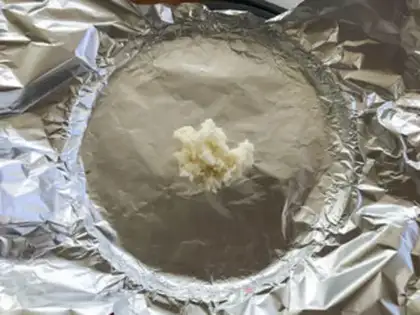 Make Beef sausage rice pizza step 1