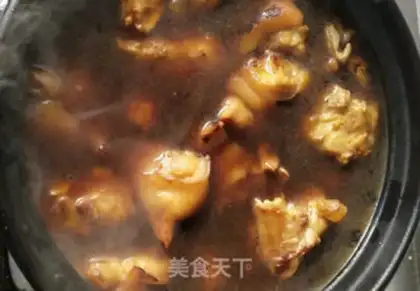Make Red burning pig hoof step 9