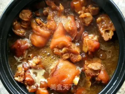 Make Red burning pig hoof step 11