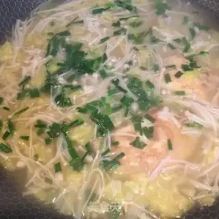 Make ♪ A bouquet of soup in a golden mushroom ♪ step 5