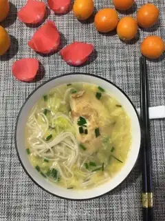 Make ♪ A bouquet of soup in a golden mushroom ♪ step 6