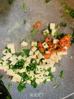 Make Celery leaves and tofu step 6