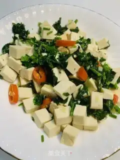 Make Celery leaves and tofu step 7