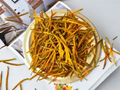 Make Homemade golden needles step 7
