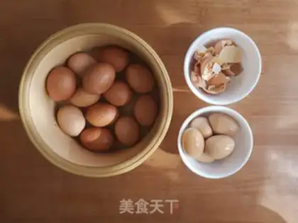 Make Scrambled tea and eggs step 5