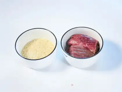 Make Fresh beef porridge step 0