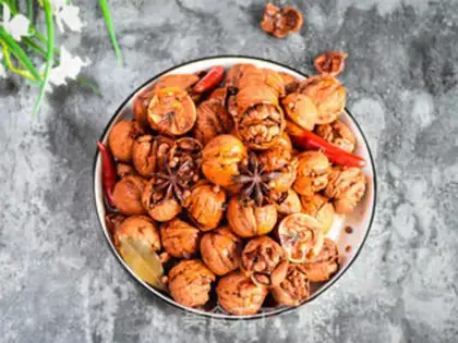 Make Five walnuts step 5
