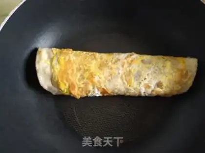 Make Ham egg rolls step 11