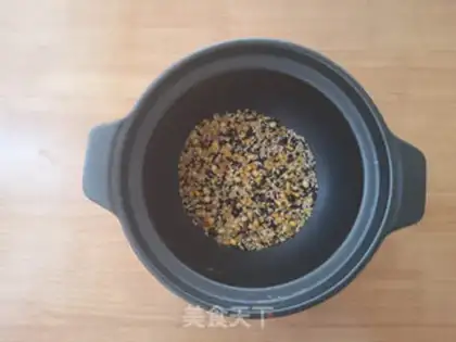 Make Cinnamon and greasy rice step 2