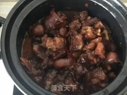Make Spicy pan pig hoof step 7