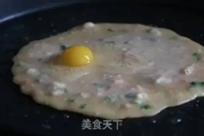 Make Egg burrito step 4