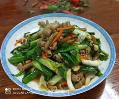 Make Garlic duck intestines step 8