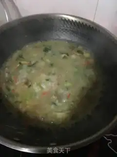 Make Vegetable congee for beef abalone step 7