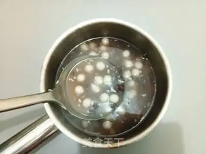 Make The bean powder makes round step 7