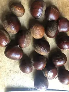 Make Baked chestnuts step 1