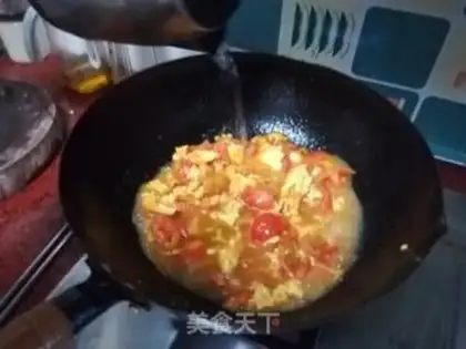Make Tomato egg noodles step 8