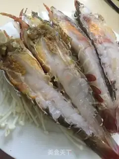 Make Garlic steamed lobster step 5