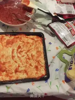 Make Cheese rolls of veggie ham and milk pizza step 7