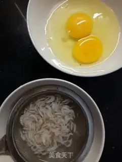 Make Shrimp eggs step 1