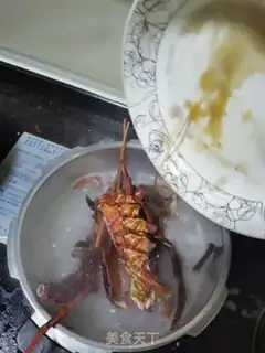 Make Lobster congee step 2