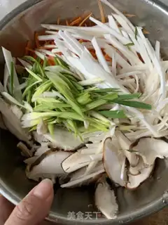 Make Three noodles step 1