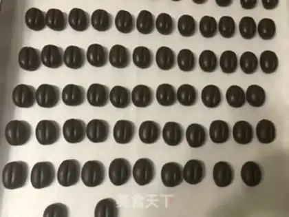Make Coffee-bean cookies step 4