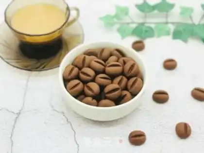 Make Coffee-bean cookies step 6