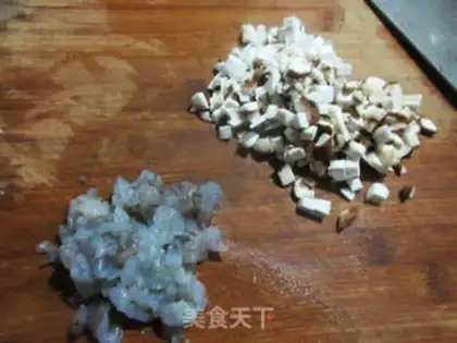 Make Two bean curds step 1