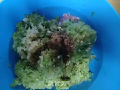 Make Celery dumplings step 4