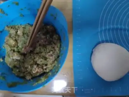 Make Celery dumplings step 5