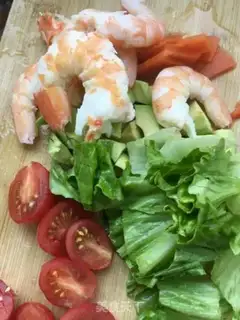 Make Shrimp avocado salad step 7