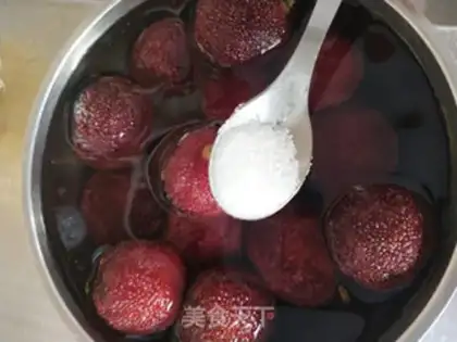 Make The rice and plum juice step 1