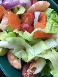 Make Shrimp avocado salad step 10