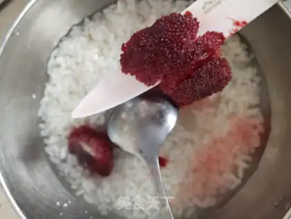 Make The rice and plum juice step 4