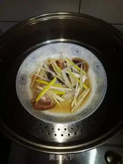 Make Golden ham steaming doll food step 3