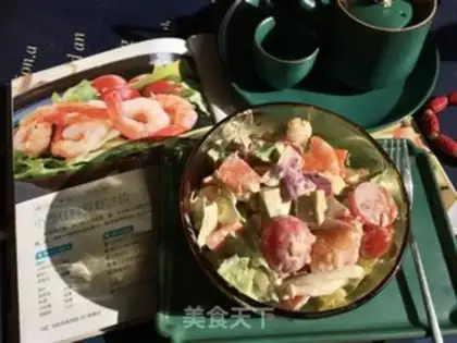 Make Shrimp avocado salad step 15