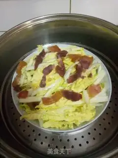 Make Golden ham steaming doll food step 7