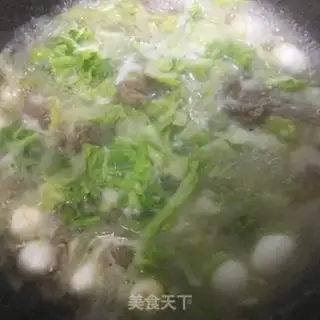 Make The gravy soup in quail eggs step 7