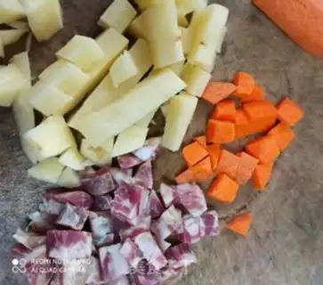 Make Potato sausage step 0