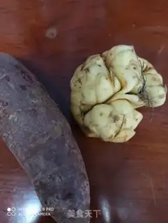 Make walnut sesame sugar step 1