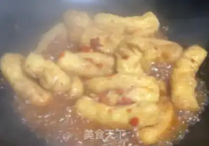 Make The cabbage boils tofu step 1