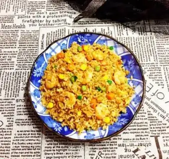 Make Shrimp sauce fried rice step 13
