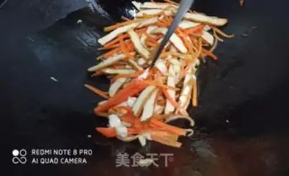 Make Scrambled carrots step 4