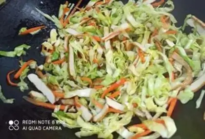 Make Scrambled carrots step 6