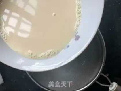 Make Banana milk and eggs step 3