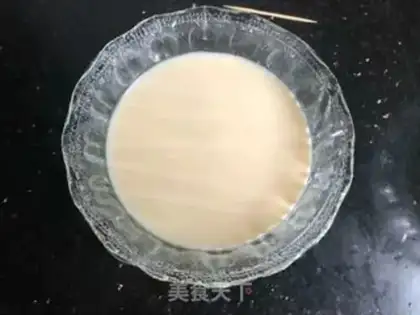 Make Banana milk and eggs step 4