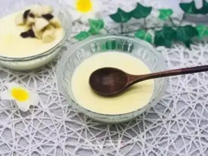 Make Banana milk and eggs step 6