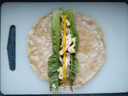 Make All-eat chicken burrito step 12