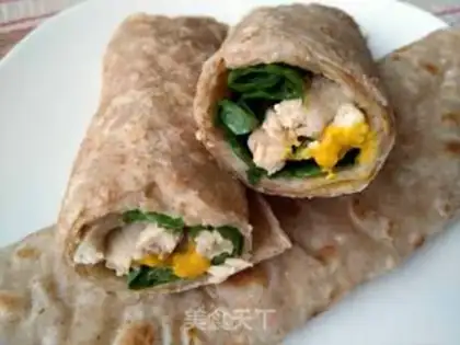 Make All-eat chicken burrito step 15