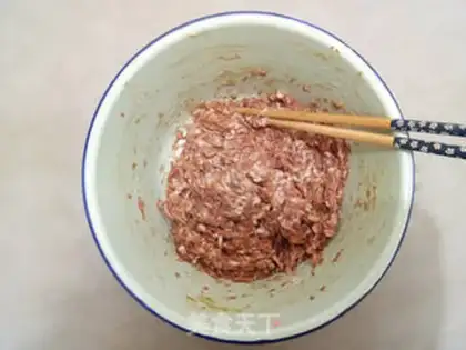 Make Fresh meat buns step 5